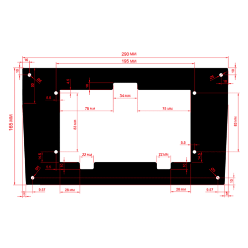 Onex Screen Adaptor Plate