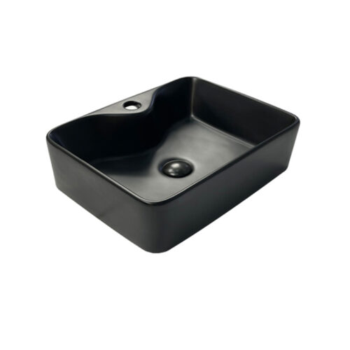 Matt Black Rectangle Basin