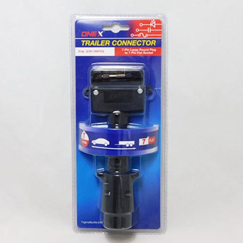 7 Pin Large Round Plug To 7 Pin Flat Socket
