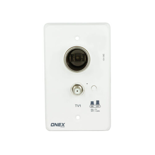 TV Antenna Booster Wall Plate