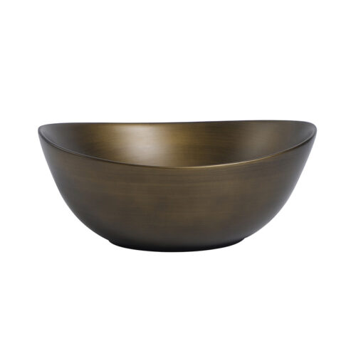 Bronze Oval Basin