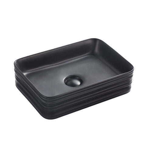 Matt Black Rectangle Basin