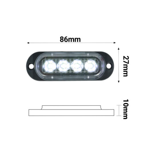 Led Light Amber, Red, Clear