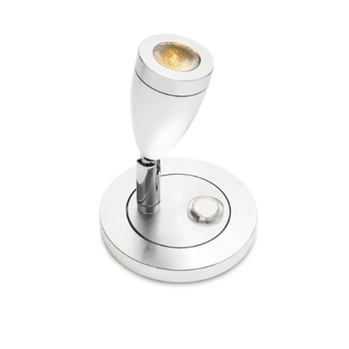 Low Profile Reading Light Black/Silver