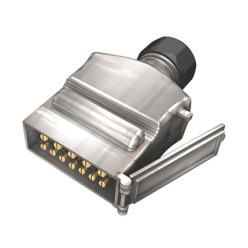 Aluminium 12 Pin Flat Plug