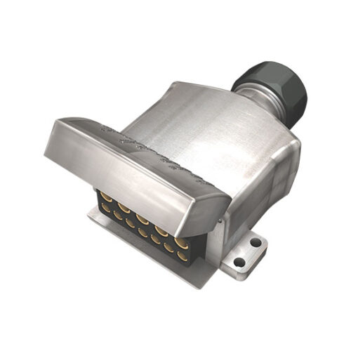 Aluminium 12 Pin Flat Socket