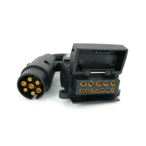 7 Pin LRG Round Plug To 12 Pin Socket