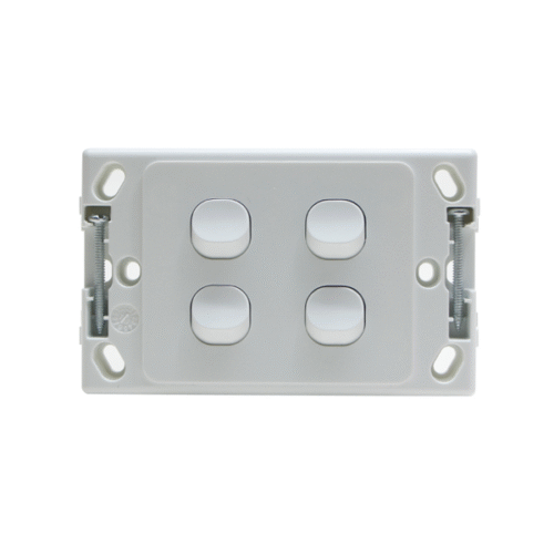 4 Gang Switch 10A Horizontal