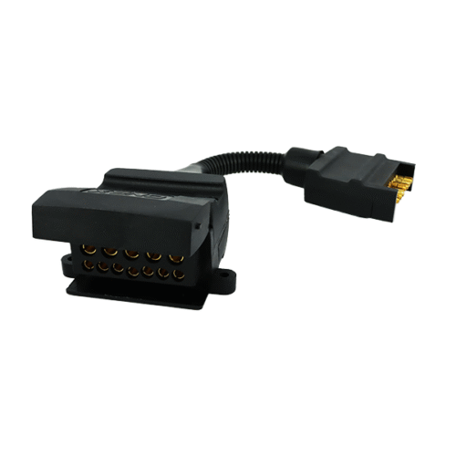 7 Pin Male Plug To 12 Pin Female Flat