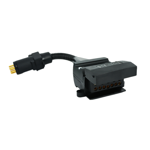 12 Pin Flat Socket To 7 Pin Small Round