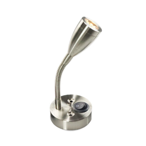 Spot Reading Light Black/Brushed Nickel/Chrome