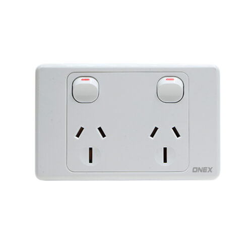 Doble Power Point Horizontal 250V 10A Double Pole