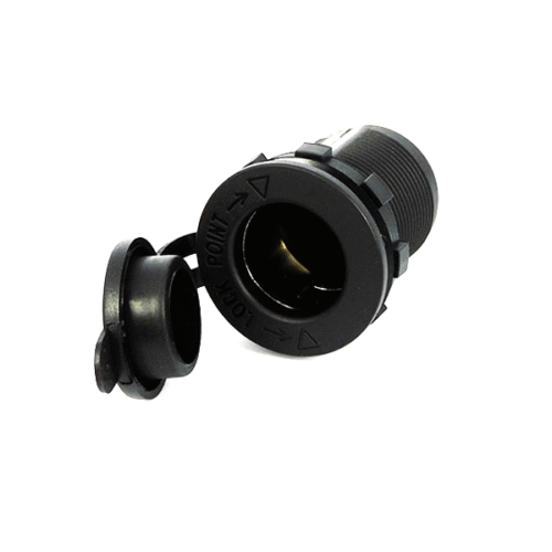 Cigarette Lighter Socket Black