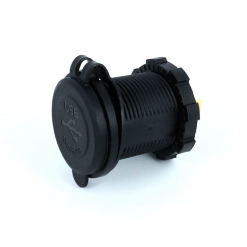 Dual USB Socket – Type A And Type C Black