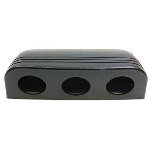 Heavy Duty Triple Surface Mount Socket Black