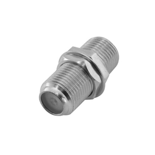 F’ Socket To ‘F’ Socket White Joiner