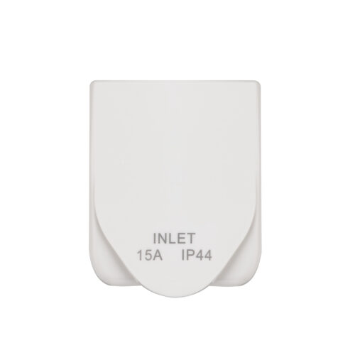 Inlet Power Plug Aproved Black/White