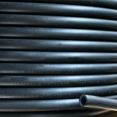 12MM PRP Water Pipe Black (80m)