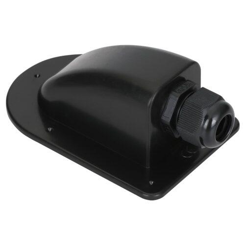 Weatherproof Solar Cable Entry Single Gland – Black/White