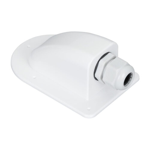 Weatherproof Solar Cable Entry Single Gland – Black/White