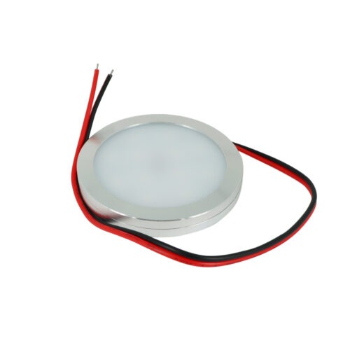 12V Led Down Light for Caravans and Motorhomes Silver/Black