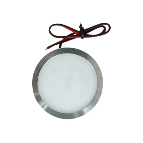12V Led Down Light for Caravans and Motorhomes Silver/Black