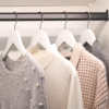 black oval hanging rail