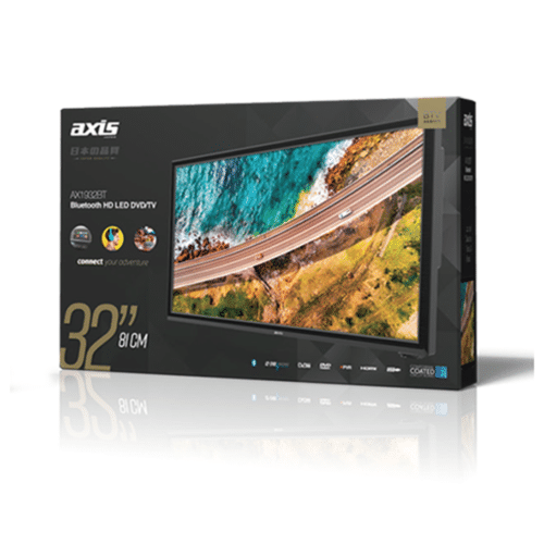 Axis HD LED TV 81cm/32″ 12/24V Bluetooth AX1932BT
